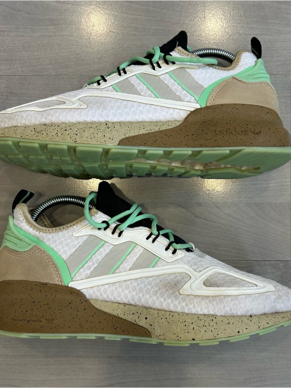 Adidas x Star Wars ZX 2K Boost Mudhorn Grogu Mandalorian Shoes - Men’s Size 8